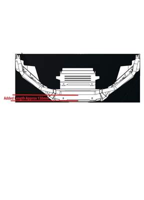Raxar No Loop Bull Bar for Isuzu MU-X 06/2021+